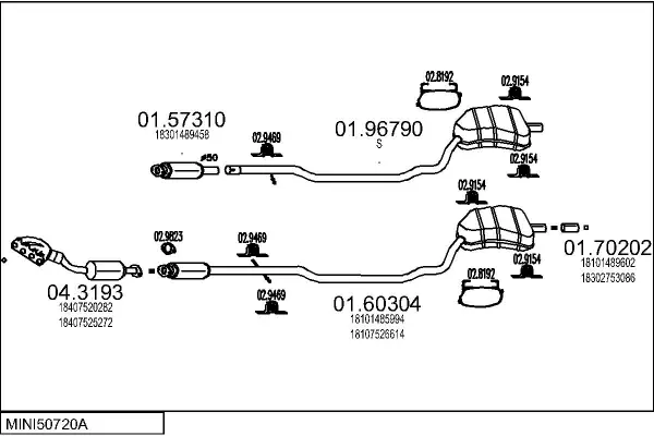 Изпускателна система MTS                 