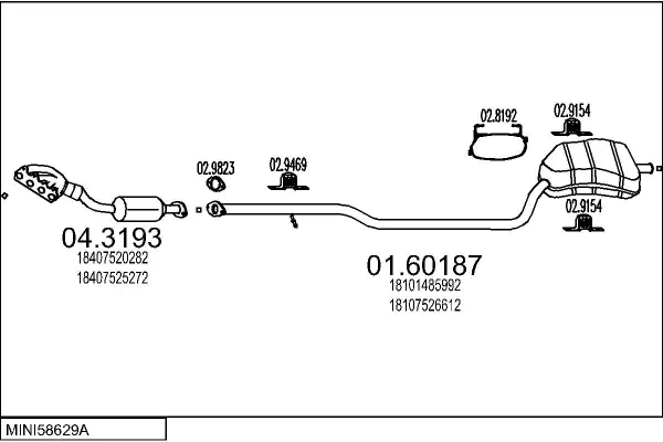 Изпускателна система MTS                 