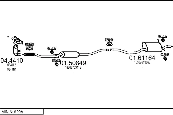 Изпускателна система MTS                 