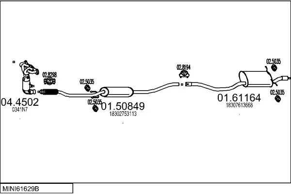 Изпускателна система MTS                 