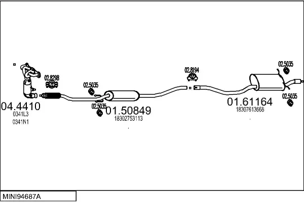 Изпускателна система MTS                 