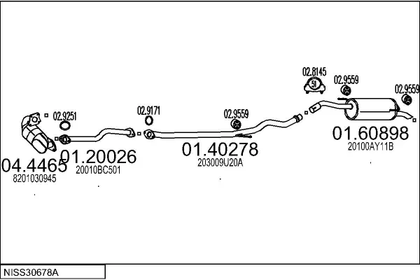 Изпускателна система MTS                 