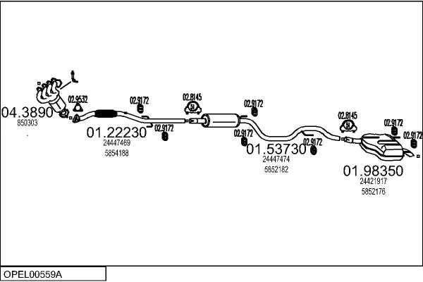Изпускателна система MTS                 