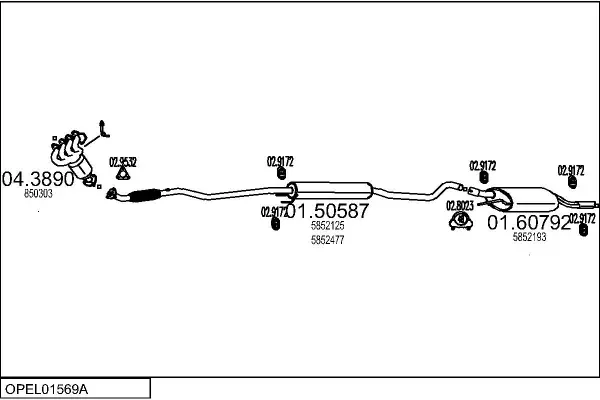 Изпускателна система MTS                 
