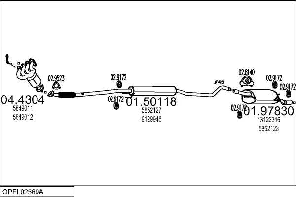 Изпускателна система MTS                 