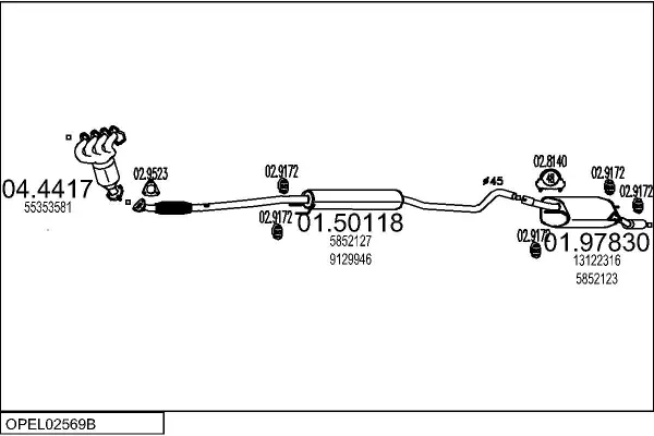 Изпускателна система MTS                 