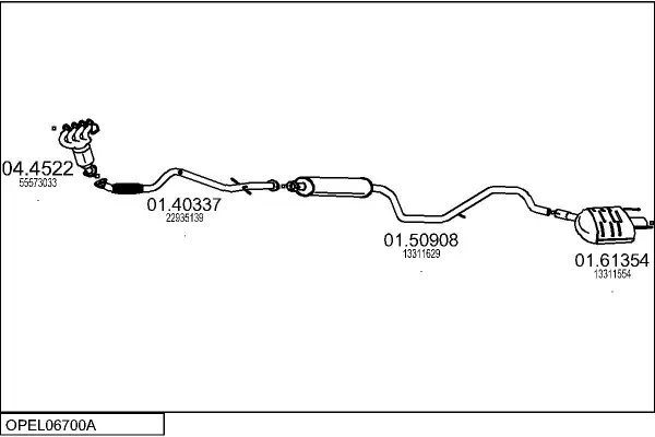 Изпускателна система MTS                 