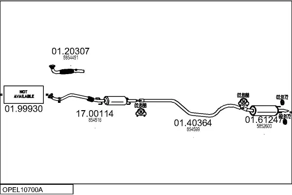 Изпускателна система MTS                 