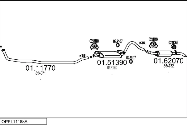 Изпускателна система MTS                 