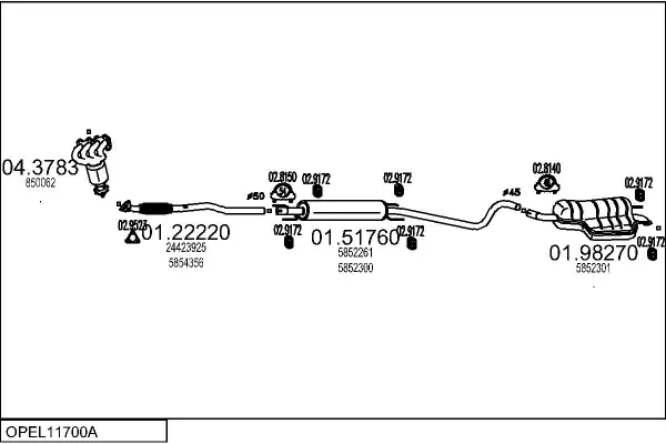 Изпускателна система MTS                 