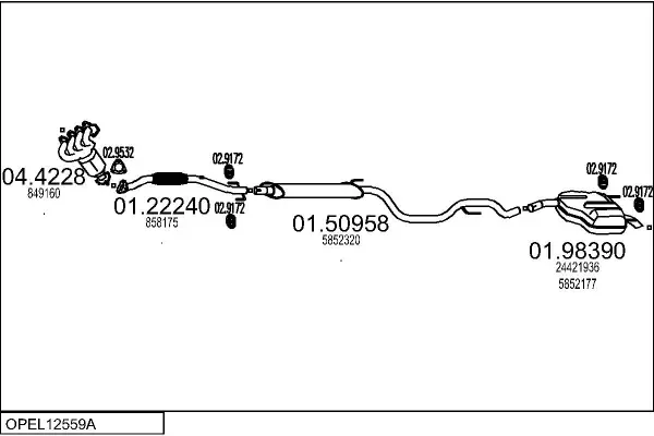 Изпускателна система MTS                 