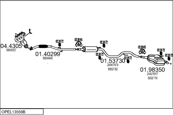 Изпускателна система MTS                 