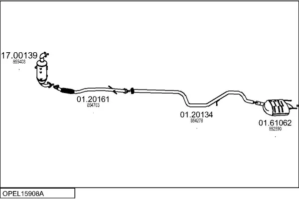 Изпускателна система MTS                 
