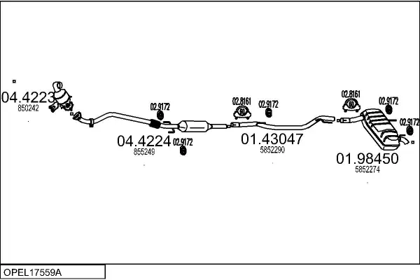 Изпускателна система MTS                 