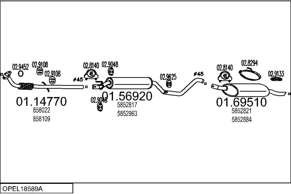 Изпускателна система MTS                 