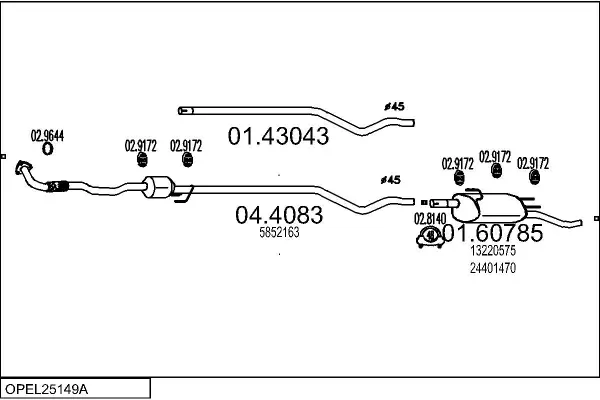 Изпускателна система MTS                 