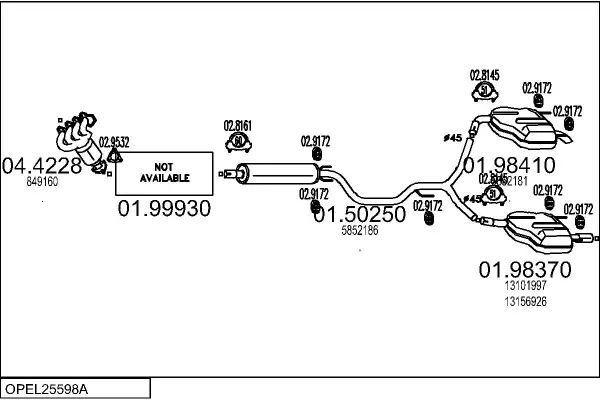 Изпускателна система MTS                 