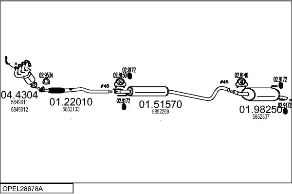 Изпускателна система MTS                 
