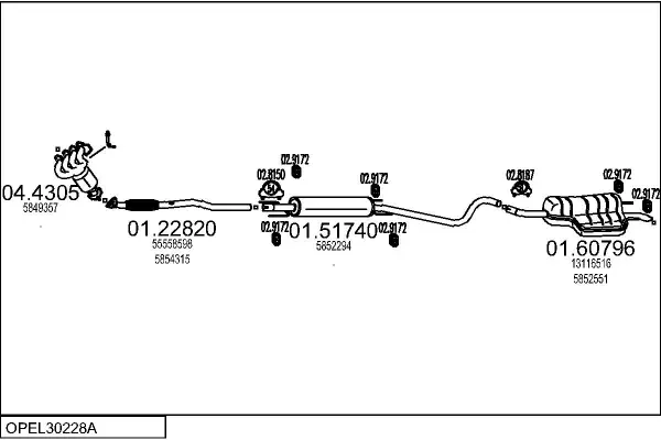 Изпускателна система MTS                 