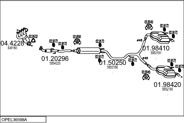 Изпускателна система MTS                 