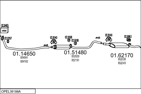 Изпускателна система MTS                 