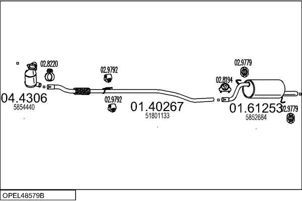 Изпускателна система MTS                 