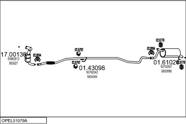Изпускателна система MTS                 