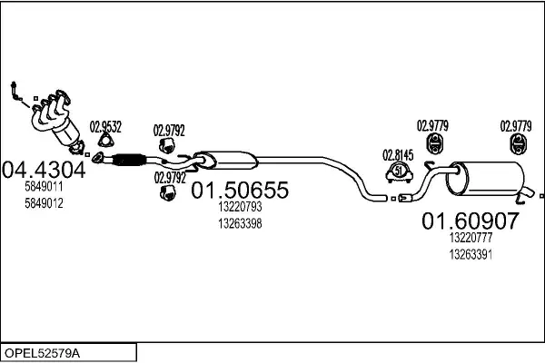 Изпускателна система MTS                 