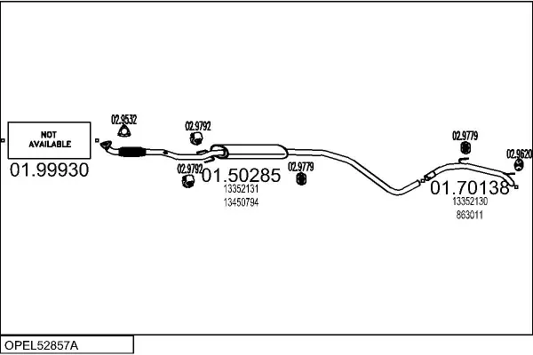 Изпускателна система MTS                 