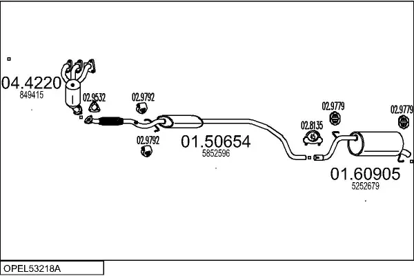 Изпускателна система MTS                 