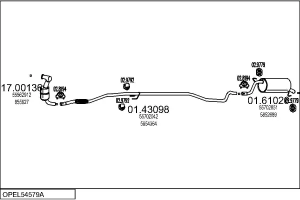 Изпускателна система MTS                 