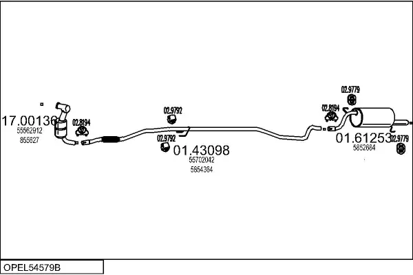 Изпускателна система MTS                 