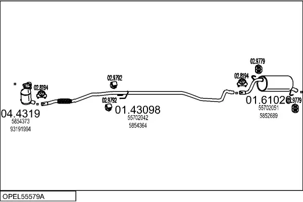 Изпускателна система MTS                 