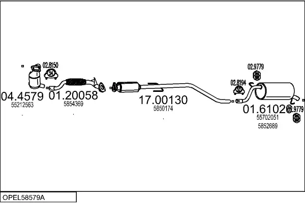 Изпускателна система MTS                 