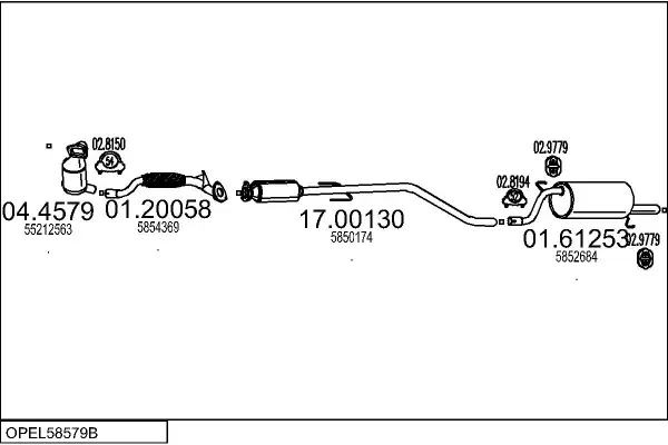 Изпускателна система MTS                 
