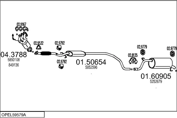 Изпускателна система MTS                 