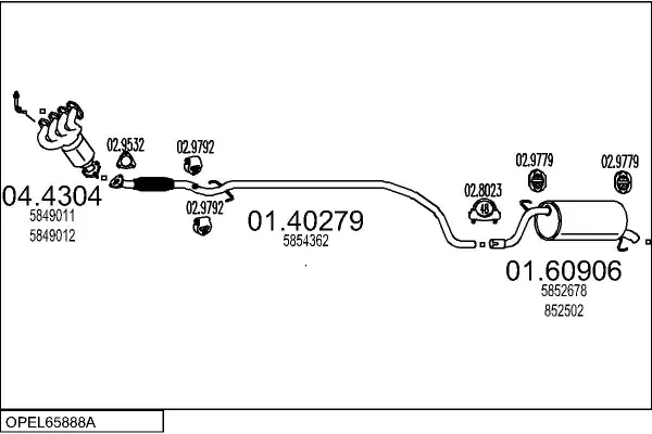 Изпускателна система MTS                 