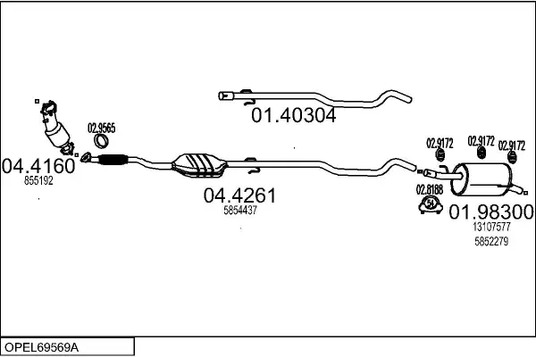 Изпускателна система MTS                 