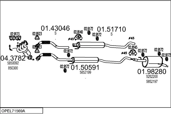Изпускателна система MTS                 