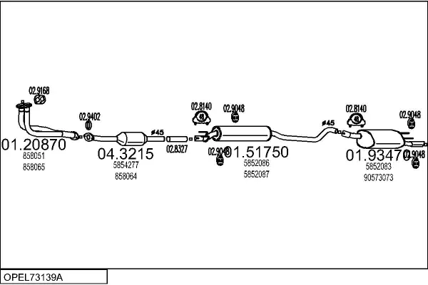 Изпускателна система MTS                 