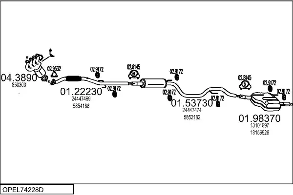 Изпускателна система MTS                 