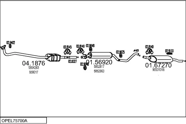 Изпускателна система MTS                 