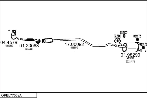Изпускателна система MTS                 