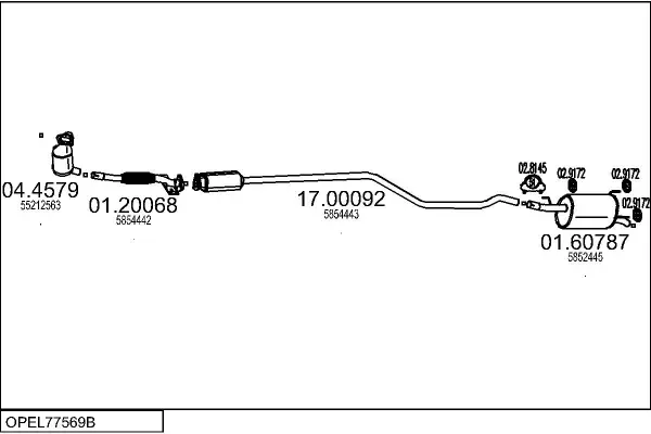 Изпускателна система MTS                 
