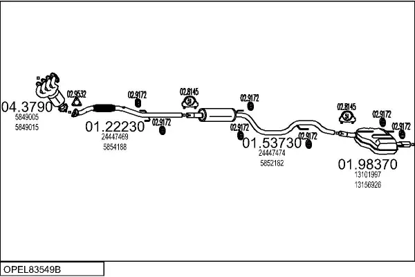 Изпускателна система MTS                 