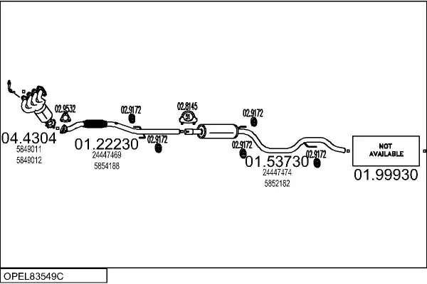 Изпускателна система MTS                 