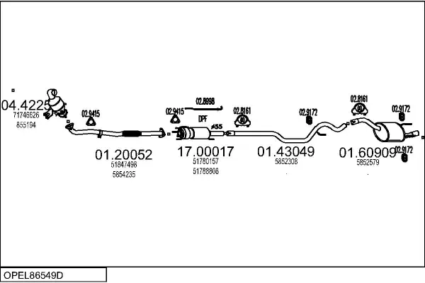 Изпускателна система MTS                 