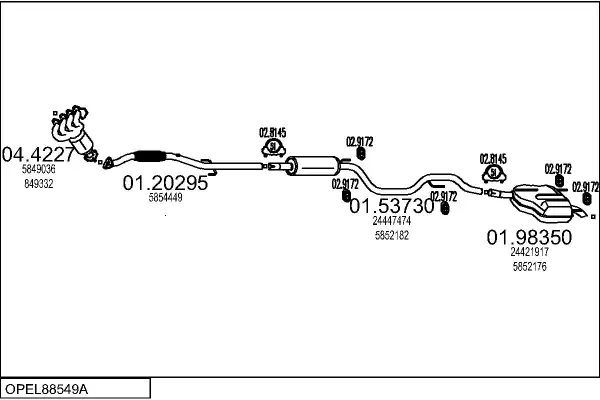 Изпускателна система MTS                 