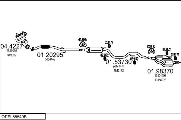 Изпускателна система MTS                 