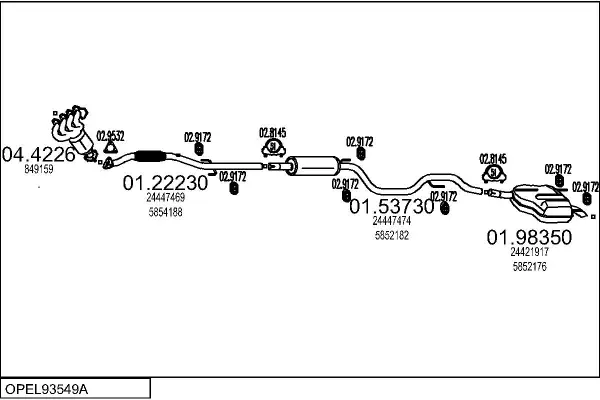 Изпускателна система MTS                 